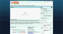 Desktop Screenshot of grandindiagroup.com