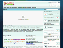 Tablet Screenshot of grandindiagroup.com